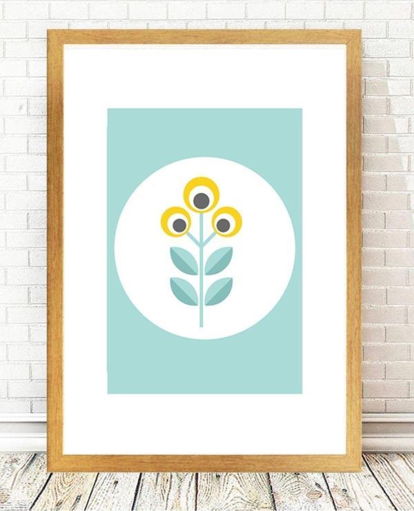 Tablo Center Altın Varak Çerçeveli Tablo 25 cm x 30 cm - Image 1