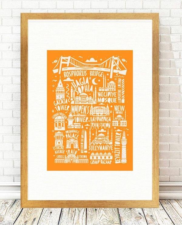 Tablo Center Altın Varak Çerçeveli Tablo 25 cm x 30 cm - Image 1