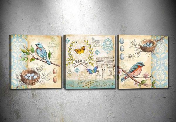 Tablo Center 3 Parçalı Kanvas Tablo - Image 1