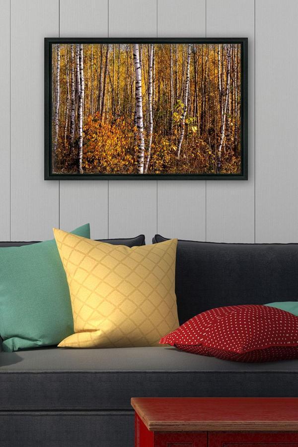 Tablo Center Siyah L Çerçeve Kanvas Tablo 75x105 cm - Image 1