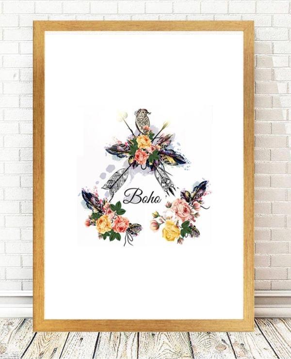 Tablo Center Altın Varak Çerçeveli Tablo 25 cm x 30 cm - Image 1