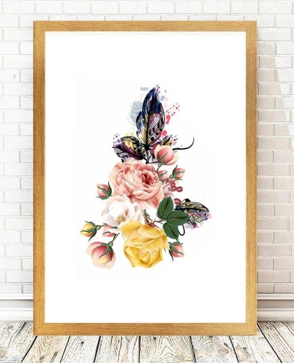 Tablo Center Altın Varak Çerçeveli Tablo 25 cm x 30 cm - Image 1