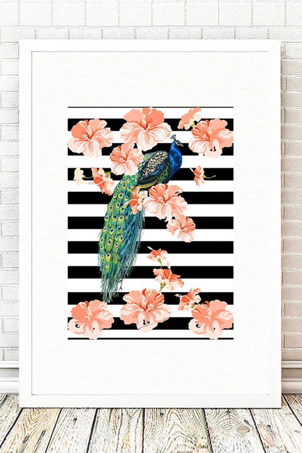 Tablo Center Beyaz Çerçeveli Tablo 25 cm x 30 cm - Image 1