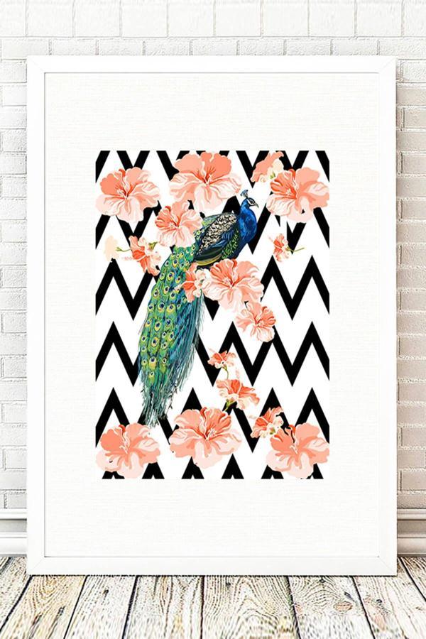 Tablo Center Beyaz Çerçeveli Tablo 25 cm x 30 cm - Image 1