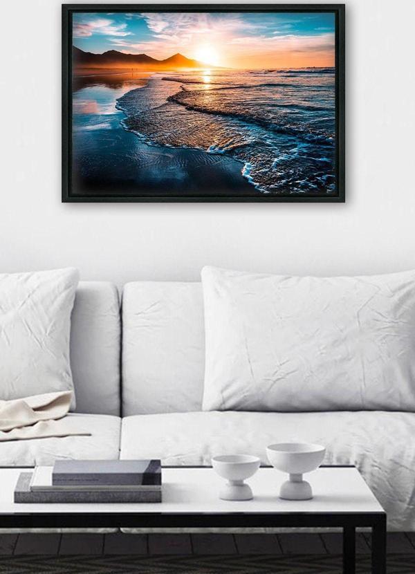 Tablo Center Siyah L Çerçeve Kanvas Tablo 55x75 cm - Image 1