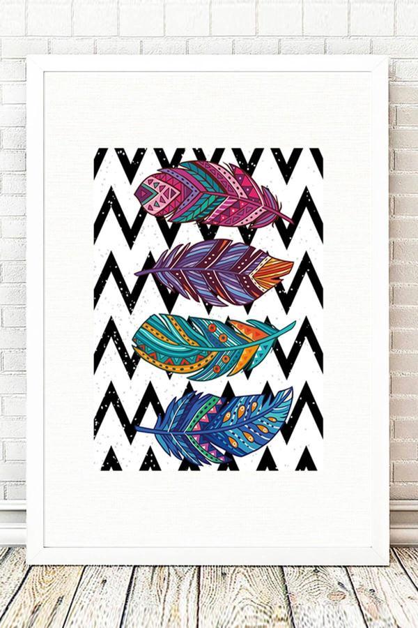 Tablo Center Beyaz Çerçeveli Tablo 25 cm x 30 cm - Image 1