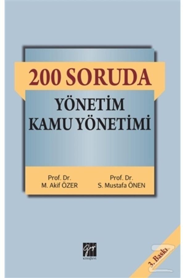 200 Soruda Yönetim Kamu Yönetimi - Gazi Kitabevi - Gazi Kitabevi - Image 1