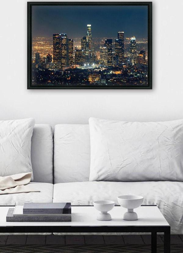 Tablo Center Siyah L Çerçeve Kanvas Tablo 105x145 cm - Image 1