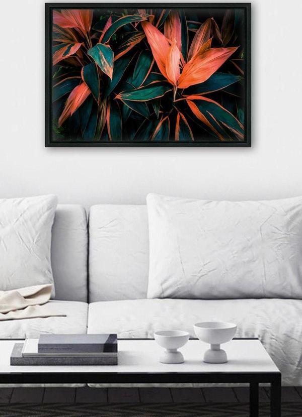 Tablo Center Siyah L Çerçeve Kanvas Tablo 105x145 cm - Image 1