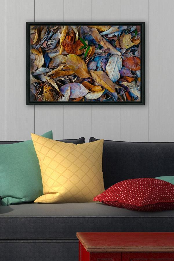 Tablo Center Siyah L Çerçeve Kanvas Tablo 75x105 cm - Image 1
