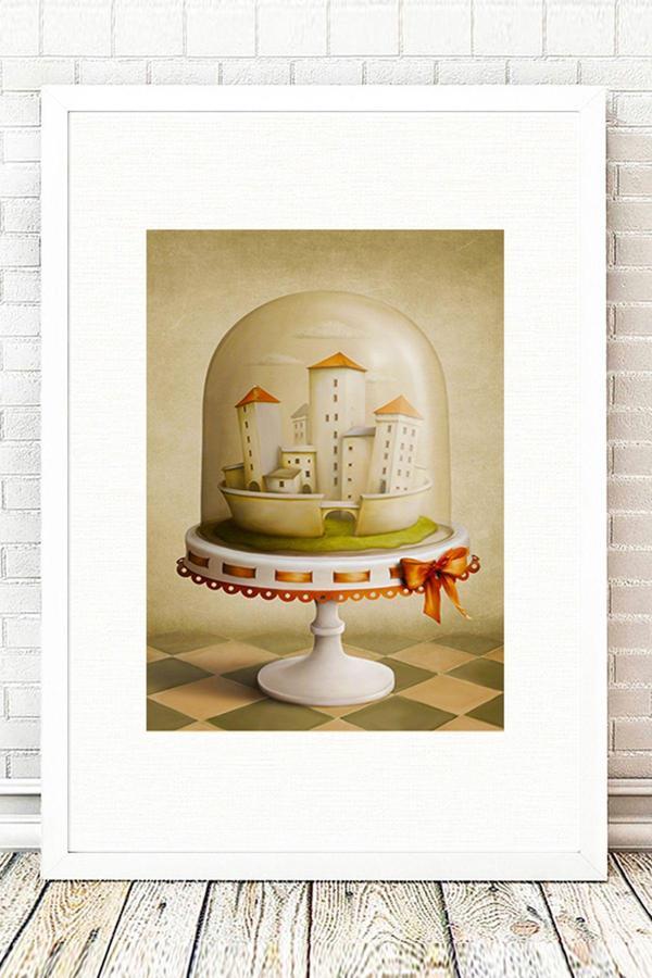 Tablo Center Beyaz Çerçeveli Tablo 25 cm x 30 cm - Image 1