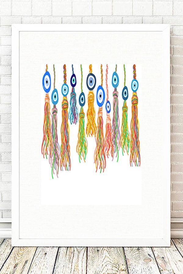 Tablo Center Beyaz Çerçeveli Tablo 25 cm x 30 cm - Image 1