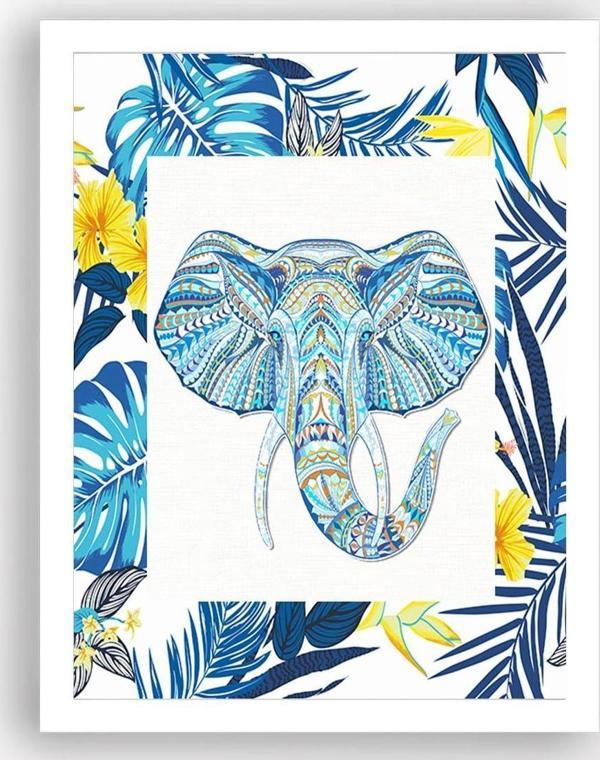 Tablo Center Beyaz Çerçeveli Tablo 25 cm x 30 cm - Image 1