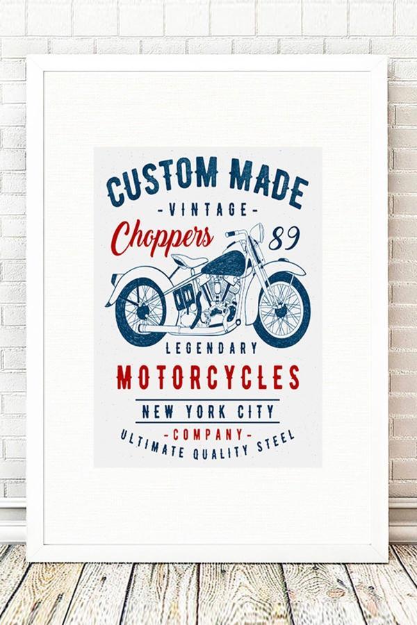 Tablo Center Beyaz Çerçeveli Tablo 25 cm x 30 cm - Image 1