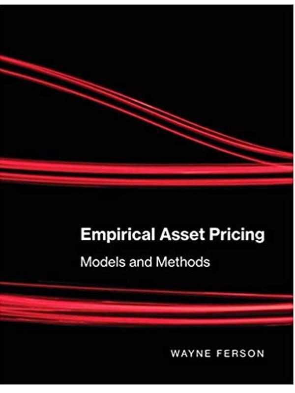 Empırıcal Asset Prıcıng: Models And Methods - Mıt Press Ltd - MIT Press Ltd - Image 1