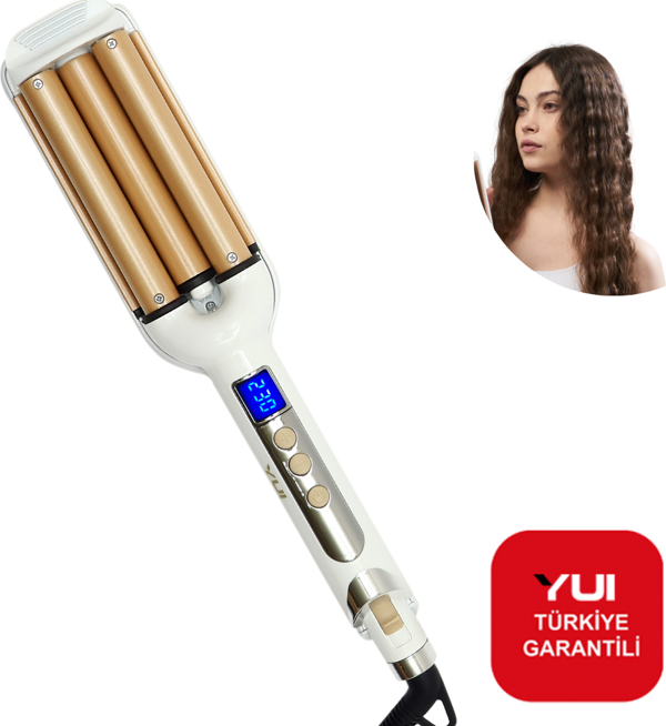 Yui DHS-1868W Seramik Su Dalgası Wag Maşa Beyaz - Image 1