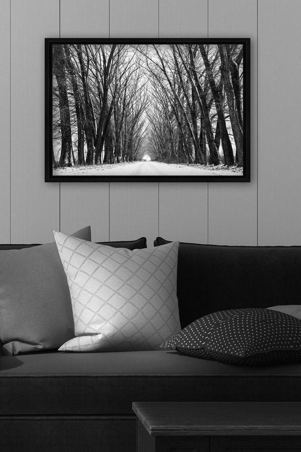 Tablo Center Siyah L Çerçeve Kanvas Tablo 75x105 cm - Image 1