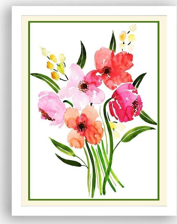 Tablo Center Beyaz Çerçeveli Tablo 25 cm x 30 cm - Image 1