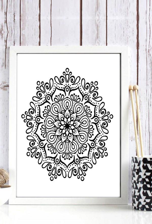Tablo Center Beyaz Çerçeveli Tablo 25 cm x 30 cm - Image 1