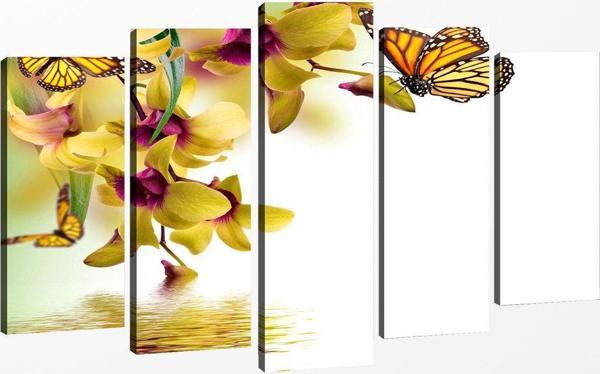 Tablo Center 5 Parçalı Kanvas Tablo 60x100 cm - Image 1