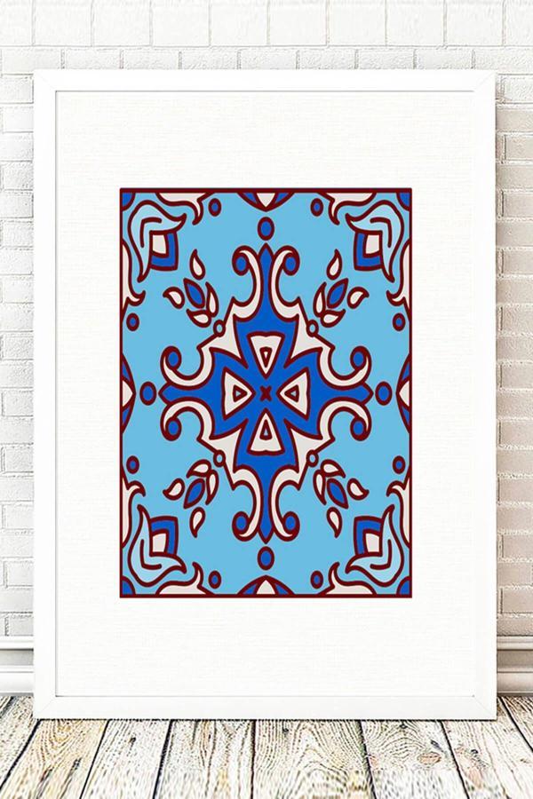 Tablo Center Beyaz Çerçeveli Tablo 25 cm x 30 cm - Image 1