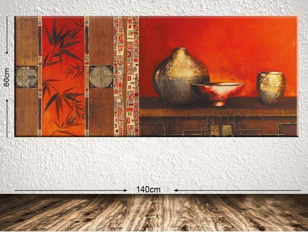 Tablo Center Dev Boyut Dekoratif Kanvas Tablo 60x140 cm - Image 1