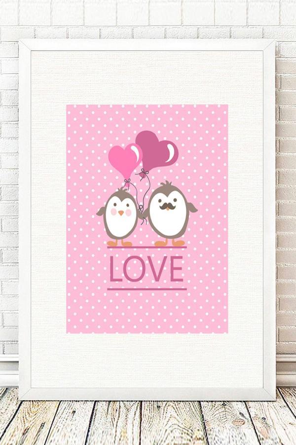 Tablo Center Beyaz Çerçeveli Tablo 25 cm x 30 cm - Image 1