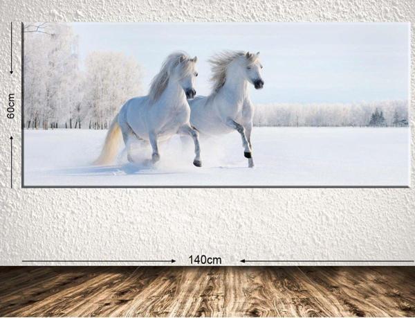 Tablo Center Dev Boyut Dekoratif Kanvas Tablo 60x140 cm - Image 1