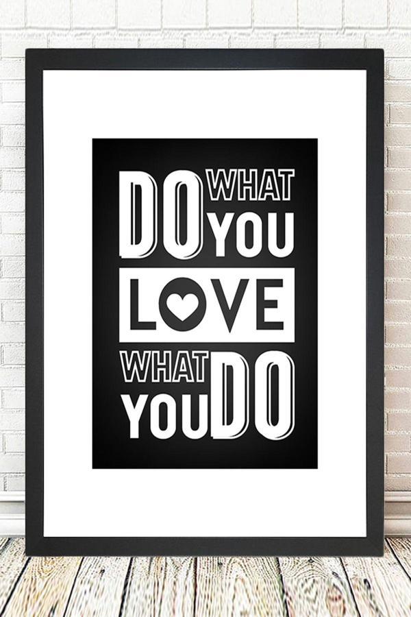 Tablo Center Siyah Çerçeveli Tablo 25 cm x 30 cm - Image 1