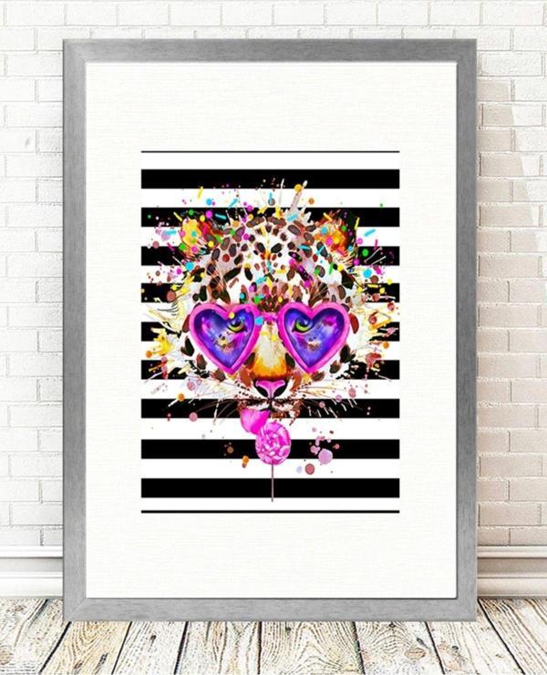 Tablo Center Gümüş Çerçeveli Tablo 25 cm x 30 cm - Image 1