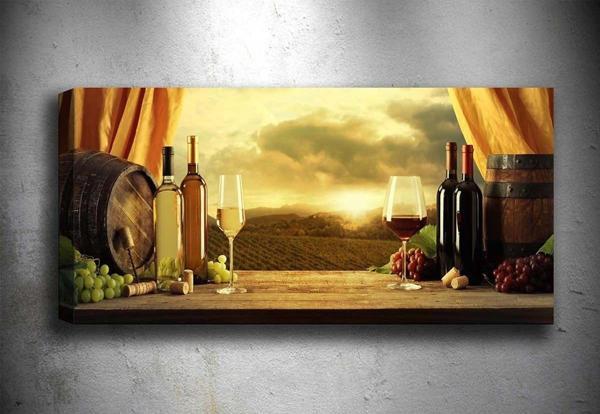 Tablo Center 30x90 cm Dekoratif Kanvas Tablo - Image 1