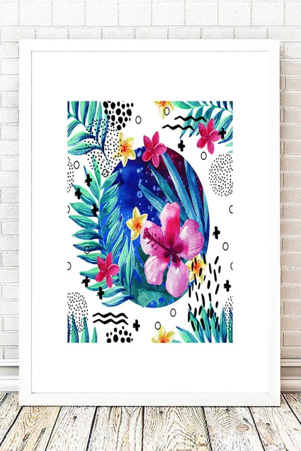 Tablo Center Beyaz Çerçeveli Tablo 25 cm x 30 cm - Image 1