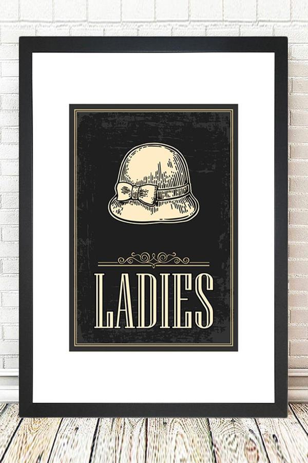 Tablo Center Siyah Çerçeveli Tablo 25 cm x 30 cm - Image 1