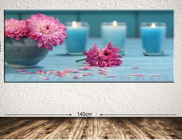 Tablo Center Dev Boyut Dekoratif Kanvas Tablo 60x140 cm - Image 1