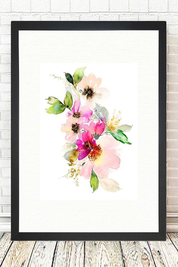 Tablo Center Siyah Çerçeveli Tablo 25 cm x 30 cm - Image 1