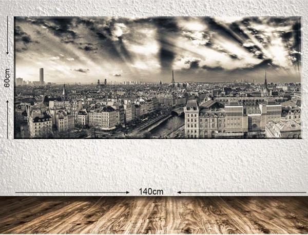 Tablo Center Dev Boyut Manzara Kanvas Tablo 60x140 cm - Image 1