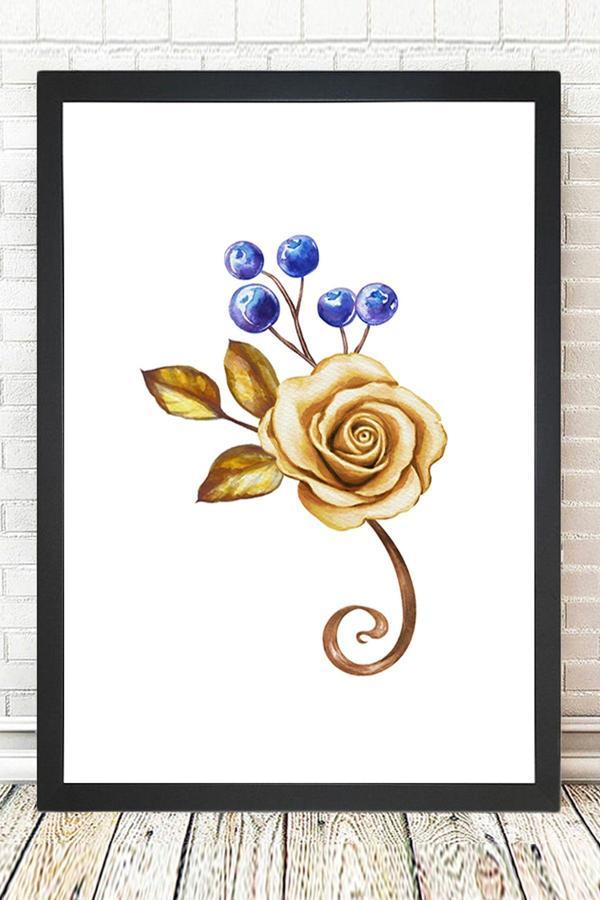 Tablo Center Siyah Çerçeveli Tablo 25 cm x 30 cm - Image 1