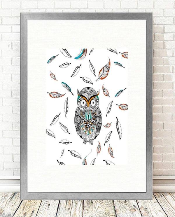 Tablo Center Gümüş Çerçeveli Tablo 25 cm x 30 cm - Image 1