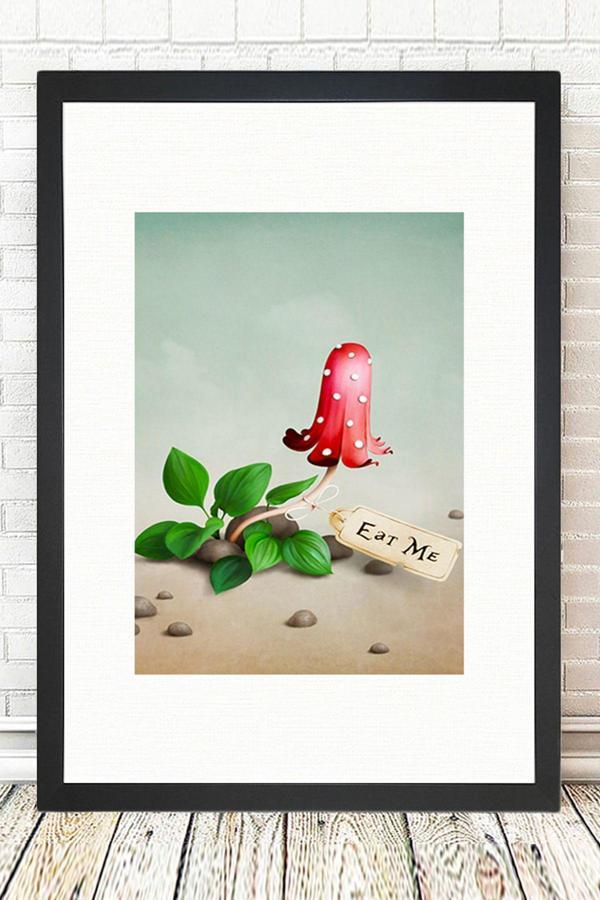 Tablo Center Siyah Çerçeveli Tablo 25 cm x 30 cm - Image 1