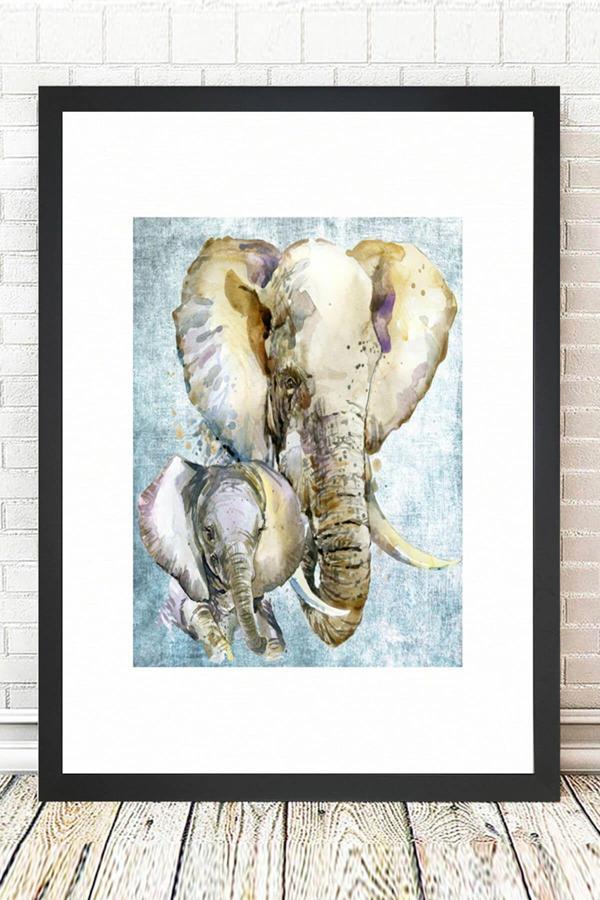 Tablo Center Siyah Çerçeveli Tablo 25 cm x 30 cm - Image 1