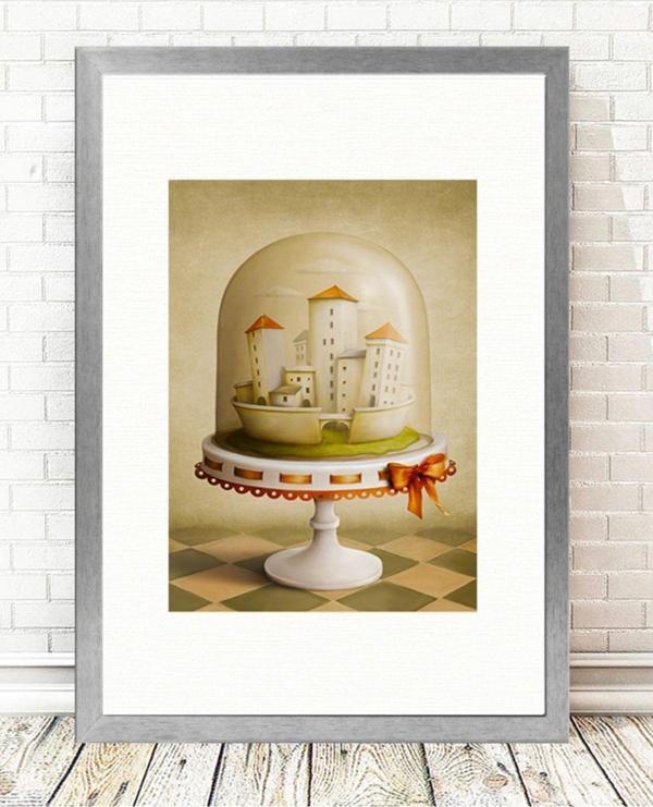 Tablo Center Gümüş Çerçeveli Tablo 25 cm x 30 cm - Image 1