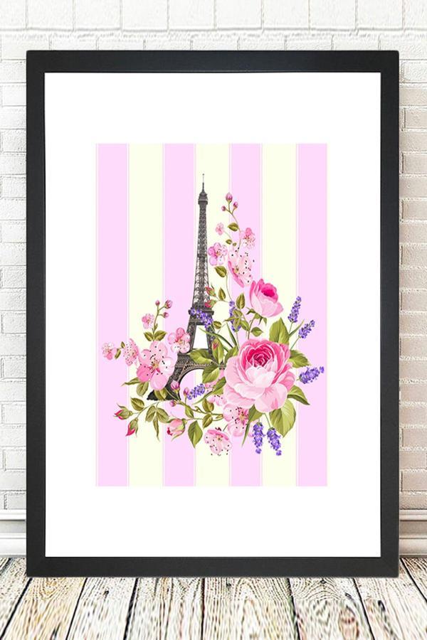 Tablo Center Siyah Çerçeveli Tablo 25 cm x 30 cm - Image 1