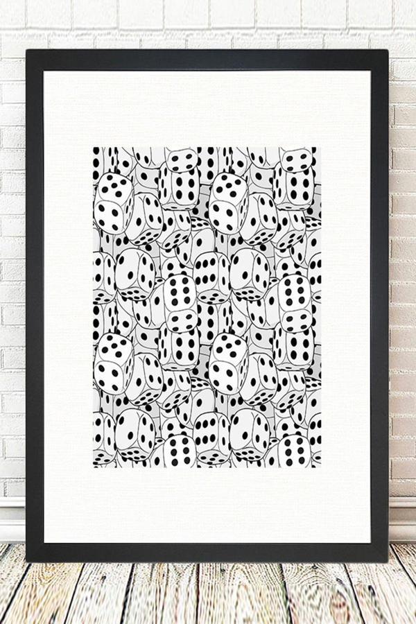 Tablo Center Siyah Çerçeveli Tablo 25 cm x 30 cm - Image 1