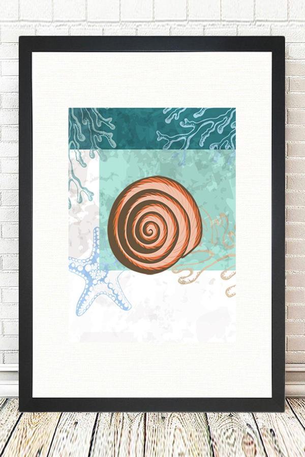 Tablo Center Siyah Çerçeveli Tablo 25 cm x 30 cm - Image 1