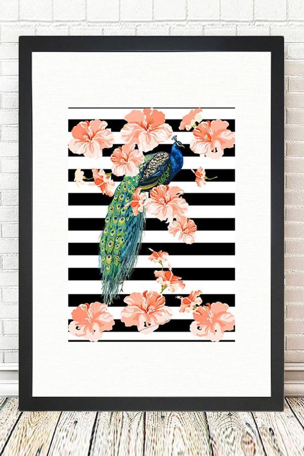 Tablo Center Siyah Çerçeveli Tablo 25 cm x 30 cm - Image 1