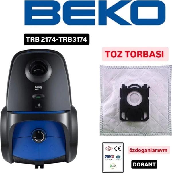 Dogant Beko Trb Elektrik Süpürgesi Hepa Toz Torbası 10 Adet - Image 1