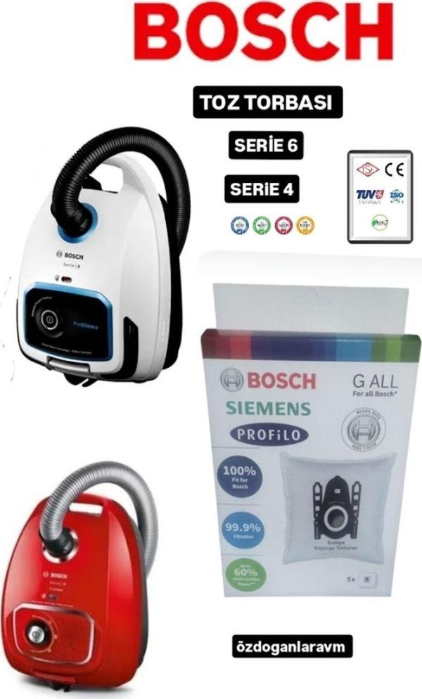 Dogant Bosch Elektrik Süpürgesi 5 Adet Kutulu Toz Torbası - Image 1