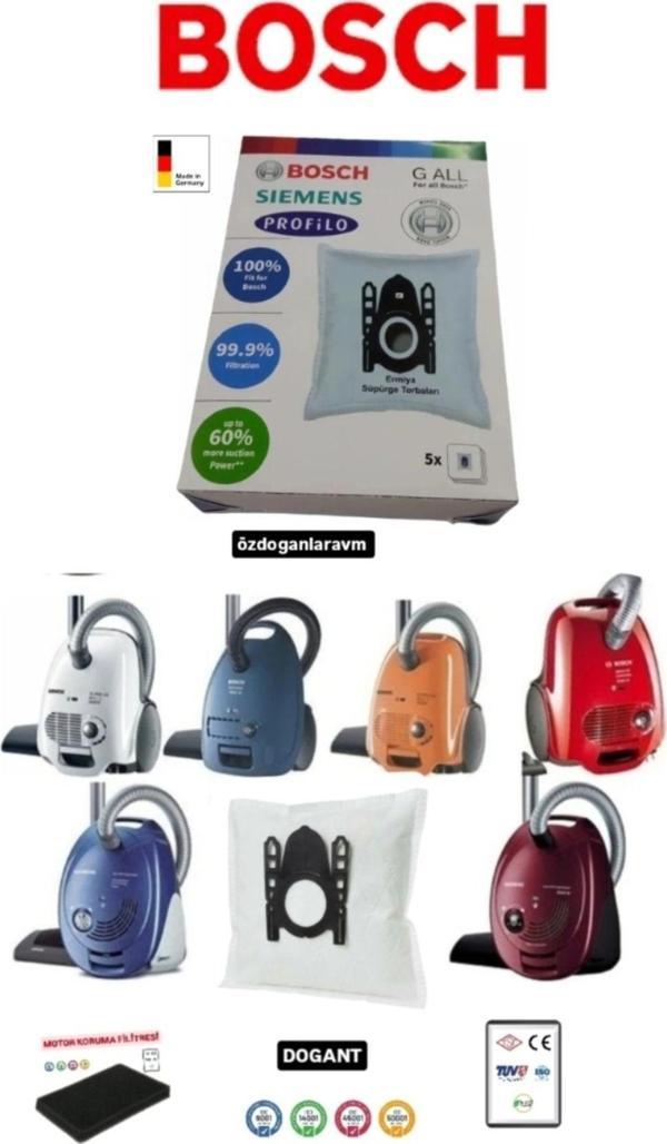 Dogant Bosch Elektrikli Süpürge Sentetik Toz Torbası Kutulu - Image 1