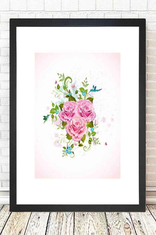 Tablo Center Siyah Çerçeveli Tablo 25 cm x 30 cm - Image 1