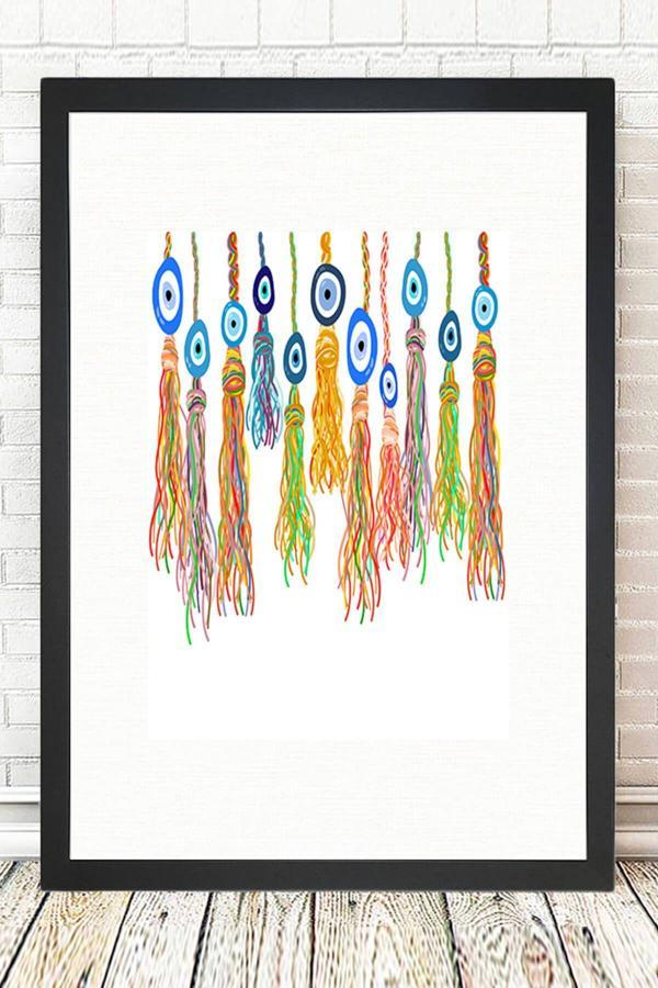 Tablo Center Siyah Çerçeveli Tablo 25 cm x 30 cm - Image 1